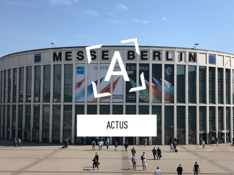 Hall du FESPA 2018 : salon européen dédié à l'impression grand format
