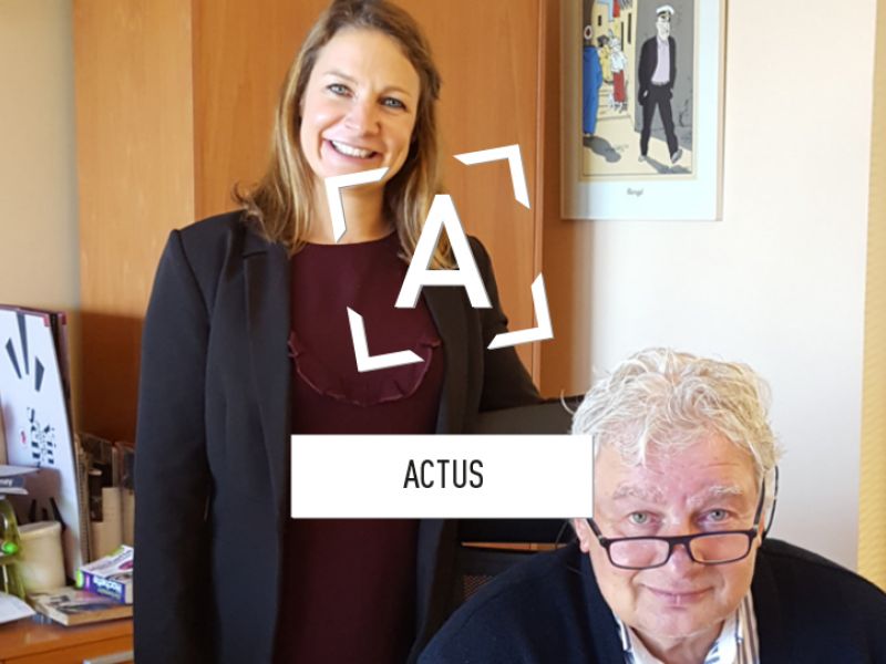 Guy-Pascal Pornet, fondateur de Multisigne, et sa fille Emily