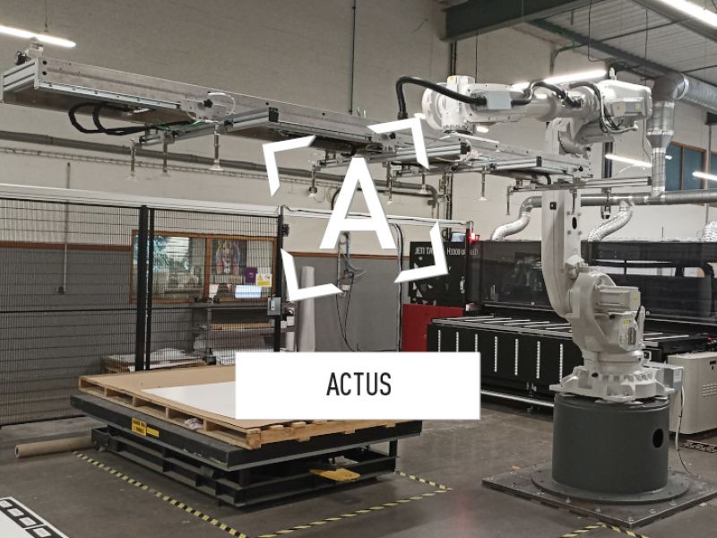 Robot de déchargement automatisé impression numérique