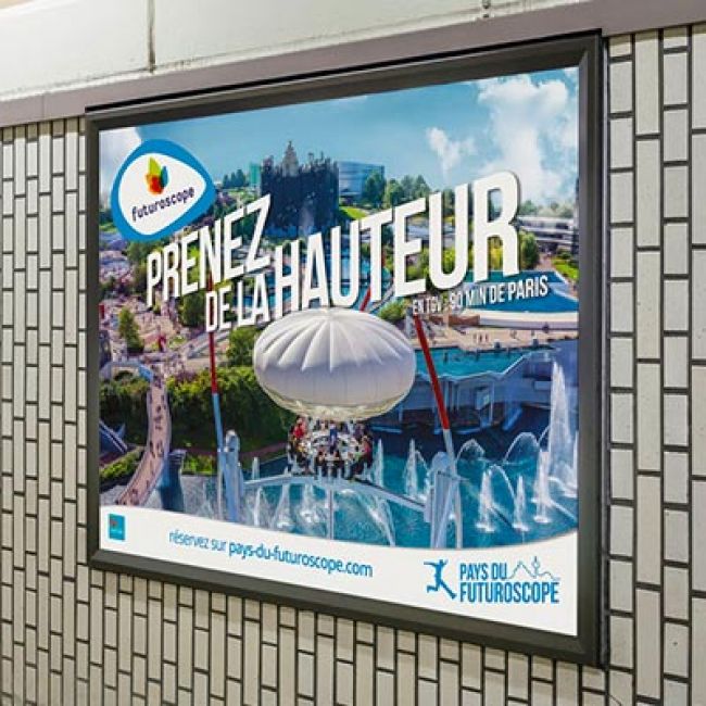 Affiche Métro au meilleur prix Multisigne imprimeur à Tours